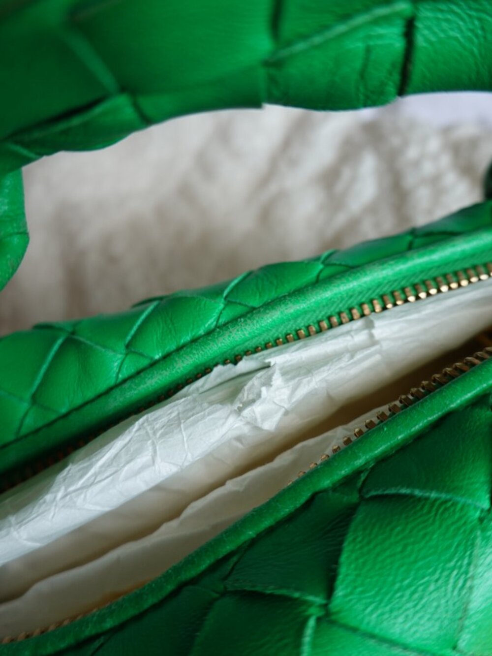 Bottega Veneta Mini Jodie Bag in Green Parakeet - Picture 12 of 16
